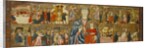 Madonna and Child and Two Angels with Twelve Scenes from the Passion, c.1310 by School Italian