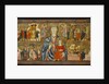 Madonna and Child and Two Angels with Twelve Scenes from the Passion, c.1310 by School Italian