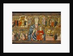 Madonna and Child and Two Angels with Twelve Scenes from the Passion, c.1310 by School Italian
