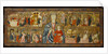 Madonna and Child and Two Angels with Twelve Scenes from the Passion, c.1310 by School Italian