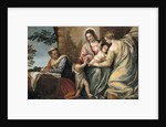 Madonna and Child with St. Elizabeth, the Infant St. John the Baptist and St. Justina, 1565-70 by Veronese