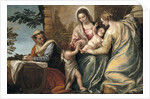 Madonna and Child with St. Elizabeth, the Infant St. John the Baptist and St. Justina, 1565-70 by Veronese
