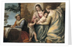 Madonna and Child with St. Elizabeth, the Infant St. John the Baptist and St. Justina, 1565-70 by Veronese