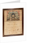 Brevet de Maître, 1814 by French School