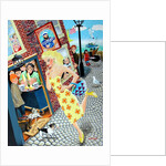 Gossamer Beynon the schoolteacher passing the Sailor's Arms and her many admirers, 2005 by Tony Todd