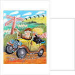 Brenda and Uncle Albert speed along to 'The Posh Tea Shop' for cream teas by Tony Todd