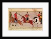 Ms Pers.113 f.29 Genghis Khan Fighting the Tartars by Persian School