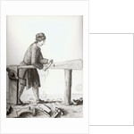 An Oar-Maker from the Venetian Arsenal by Jan van Grevenbroeck