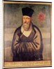 Portrait of Matteo Ricci Italian missionary, founder of the Jesuit mission in China by Italian School