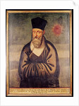 Portrait of Matteo Ricci Italian missionary, founder of the Jesuit mission in China by Italian School