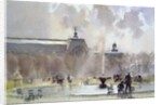 Breezy Day, Tuilleries Gardens, 1996 by Trevor Chamberlain
