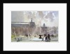 Breezy Day, Tuilleries Gardens, 1996 by Trevor Chamberlain