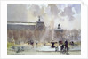 Breezy Day, Tuilleries Gardens, 1996 by Trevor Chamberlain
