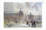 Breezy Day, Tuilleries Gardens, 1996 by Trevor Chamberlain