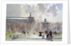 Breezy Day, Tuilleries Gardens, 1996 by Trevor Chamberlain