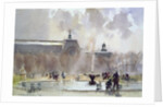 Breezy Day, Tuilleries Gardens, 1996 by Trevor Chamberlain