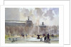 Breezy Day, Tuilleries Gardens, 1996 by Trevor Chamberlain