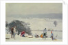 Tobogganing, The Meads, Hertford by Trevor Chamberlain