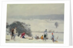 Tobogganing, The Meads, Hertford by Trevor Chamberlain