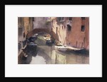A Quiet Canal in Venice, 1990 by Trevor Chamberlain