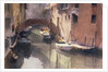 A Quiet Canal in Venice, 1990 by Trevor Chamberlain
