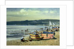Children on the Beach at Abersoch by Trevor Chamberlain