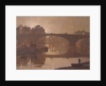 Night, Kew Bridge, 1989 by Trevor Chamberlain