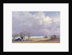 Threatening storm in the Solent, 1989 by Trevor Chamberlain