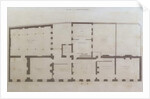 Plans of the ground floor of 21 Albemarle Street after the initial alterations to the house after its acquisition by the Royal Institution, c.1800 by English School