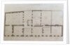 Plans of the ground floor of 21 Albemarle Street after the initial alterations to the house after its acquisition by the Royal Institution, c.1800 by English School