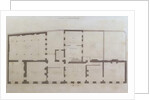 Plans of the ground floor of 21 Albemarle Street after the initial alterations to the house after its acquisition by the Royal Institution, c.1800 by English School