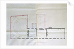 Contract drawing for the first floor of the Royal Institution, 1800 by English School