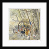 Chickens under Majorcan Cart, 1994 by Tim Scott Bolton