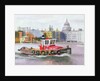 Red Tug passing St. Pauls, 1996 by Terry Scales