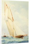 Schooner under Sail by Barlow Moore