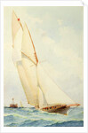 Schooner under Sail by Barlow Moore