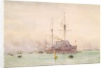 The Second Cruiser Squadron by William Lionel Wyllie
