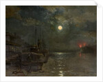 Moonlight on the Tyne by George Anthony Waterston