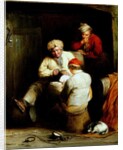 Smugglers Playing Cards by Henry Perlee Parker