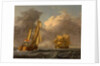 Dutch Galliots off the Coast by John Wilson (attr. to) Carmichael