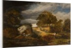 Landscape with Figure and Dog by George Vicat Cole