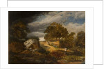 Landscape with Figure and Dog by George Vicat Cole