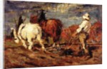 Ploughing by Thomas Austen Brown