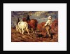 Ploughing by Thomas Austen Brown