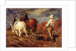 Ploughing by Thomas Austen Brown