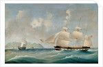 Seascape, 1850 by I. Tudgay