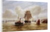 Steam Tug Towing a Ship at the Mouth of the Tyne by Bernard Benedict Hemy