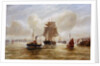 Steam Tug Towing a Ship at the Mouth of the Tyne by Bernard Benedict Hemy