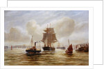 Steam Tug Towing a Ship at the Mouth of the Tyne by Bernard Benedict Hemy