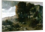 Landscape by Alphonse Legros